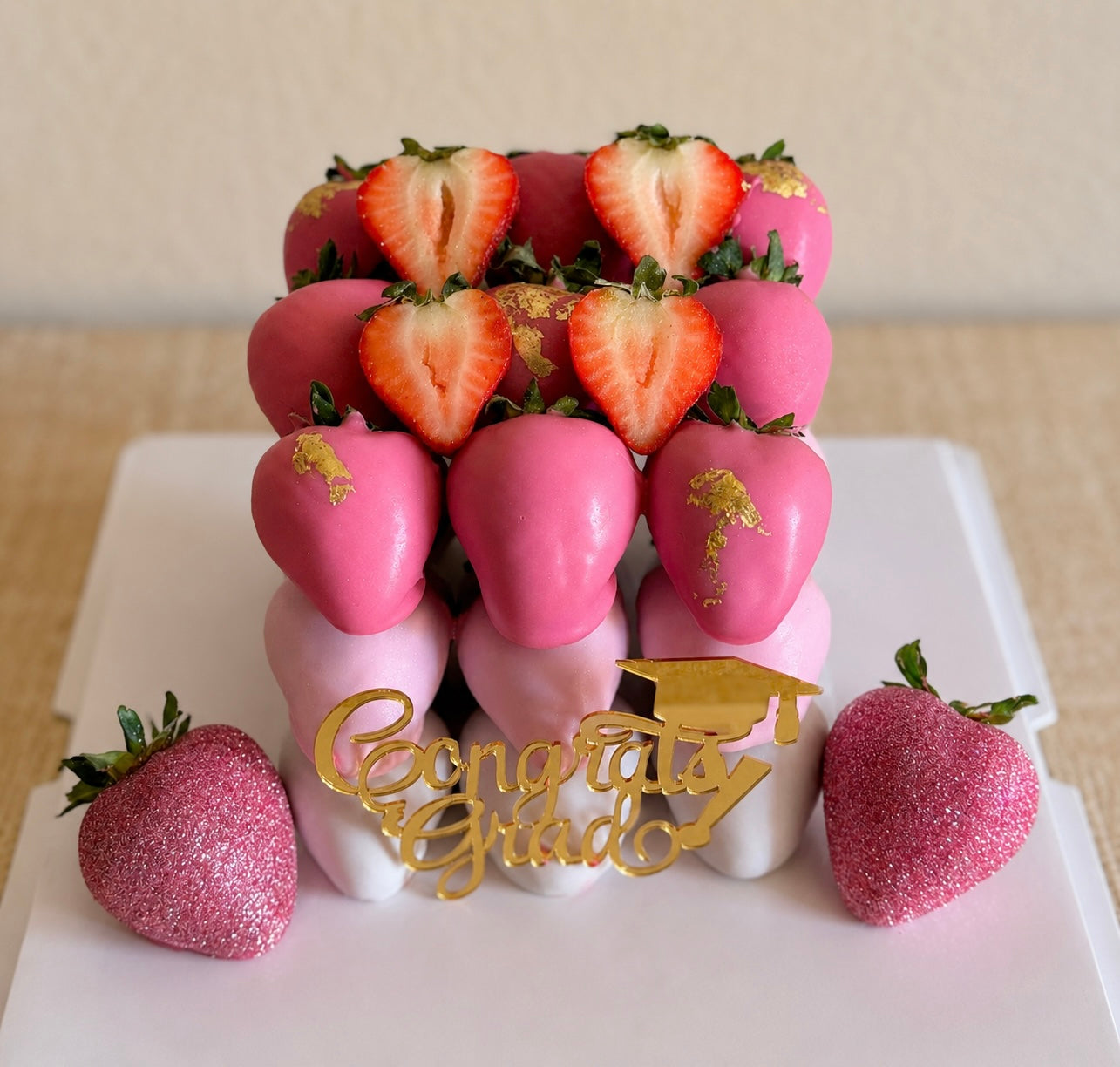 Chocolate Covered Strawberry Cake